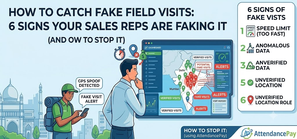 How to Catch Fake Field Visits: 6 Signs Your Sales Reps Are Faking It (and How to Stop It)